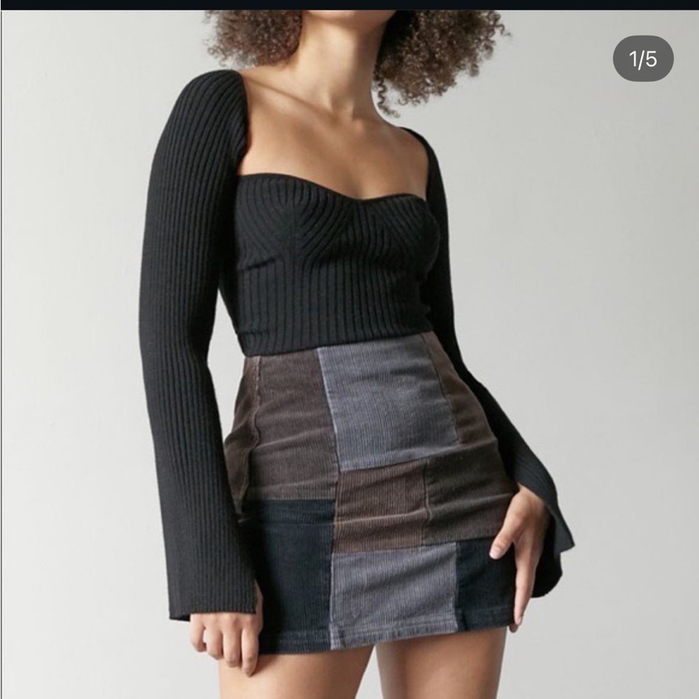Urban Outfitters Juliet Portrait Neck Sweater